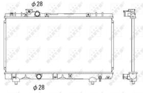 NRF 53338 - RAD.V.I. IVECO EUROSTAR / EUROTECH ( Metalico )