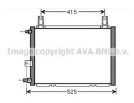 AVA QUALITY DU5060 - COND. CHRYSLER VOYAGER III 2.8CRD 04-