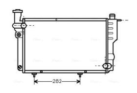 AVA QUALITY PEA2096 - RAD. Massey Ferguson 3050, 3065, 6110, 6120, 6130, 6140