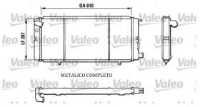 VALEO 810827 - RAD. OPEL ASTRA G 1.2 1.6v / 1.4 1.6v (98-07)