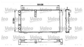 VALEO 883686 - RADIADOR RENAULT CLIO 1.1 RL/RN