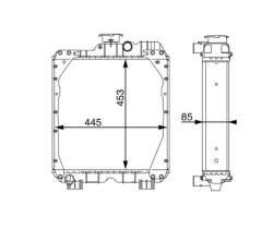 MAHLE CR108000S - RAD. CAMION / AUTOBUS MAN TGX EURO 6 (07-21)