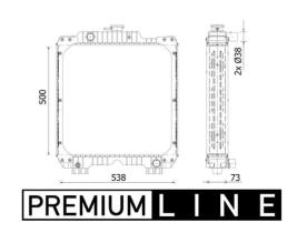 MAHLE CR2292000P - RAD. MERCEDES CLASE S (W220) S280 / S320 (98-05)