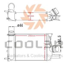 COOL3R RT375 - INTERCOOLER DACIA LOGAN 1.5DCI