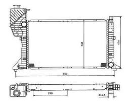 COOL3R ME558 - RAD.V.I. MERCEDES NG-90 ( Sin laterales )