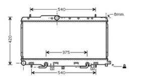 COOL3R SU056 - RAD. SUBARU FORESTER 2.0AWD / IMPREZA 1.6i