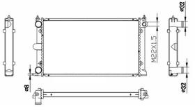 COOL3R VW350 - RAD. VOLKSWAGEN LT 28-35 II