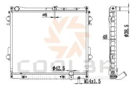 COOL3R 108184082 - RAD. TOYOTA LAND-CRUISER 150. 2.8 D-4D AUT.