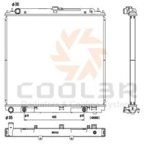 COOL3R 102782082 - RAD. NISSAN PATROL 2.8TD ( 98-09 )