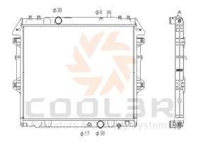 COOL3R 108192086 - RAD. TOYOTA Land-Cruiser 200 4.5 D-4D AUT. 08-