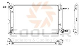 COOL3R 108125084 - RAD. TOYOTA AVENSIS (T25) 2.0 VVT-I (03-08)