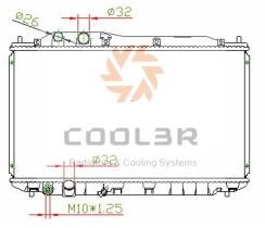 COOL3R 1417098 - RAD. OPEL MONTEREY A (M92) 3.1 TD (91-98)