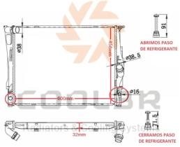 COOL3R 1444071 - RAD. BMW X5 / X6