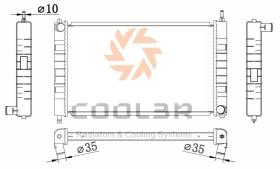 COOL3R 1440195 - RAD. MERCEDES LK (84-)  11Tons