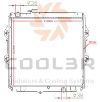 COOL3R 1412263 - RAD. TOYOTA LAND-CRUISER HDJ80 4.5 24V (92-97) AUT.