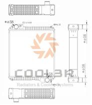 COOL3R 1483061 - RAD. JCB / CATERPILLAR CAT 432