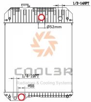 COOL3R 1483038 - RAD. NEH HOLLAND Tractor TS90 / TS100 / TS110 AUT. (99-03).