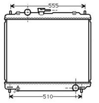 COOL3R 105272082 - RADIADOR MITSUBISHI PAJERO PININ, 98-07