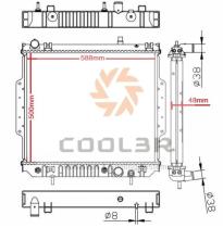 COOL3R 102406086 - RAD.JEEP GRAND CHEROKEE 99>4.7 V8 B