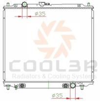 COOL3R 105272085 - RAD. MITSUBISHI PAJERO 2.8TD (91-97)