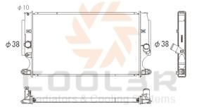 COOL3R 108116084 - RAD. TOYOTA AURIS D4D