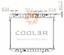 COOL3R 105580083 - RAD. OPEL MONTEREY 3.1TD (91-97)