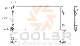 COOL3R 106732083 - RAD. SEAT CORDOBA / IBIZA