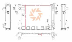 COOL3R 14121007 - RAD. TOYOTA COROLLA 1.3 / 1.4 / 1.6  (94-00) AUT