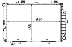 COOL3R 105015088 - RAD. MERCEDES E-CLASS (W210), 95-03