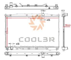 COOL3R 1421064 - RAD. HYUNDAI H1 FURGON 2.5 CRDi (03-07).