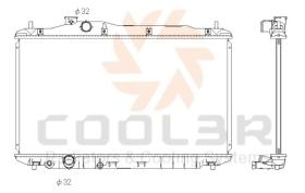 COOL3R 103829084 - RADIADOR HONDA CIVIC VIII