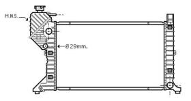 COOL3R 105063081 - RAD. MERCEDES SPRINTER 2.3d / 2.9d (95-00).