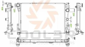 COOL3R 1050D108B1 - RAD. MERCEDES (W177) 18- (W247) 19-