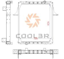 COOL3R 15416024 - RAD. IVECO EUROTECH E42 190 / 440  / EUROSTAR E38 / E42  93-