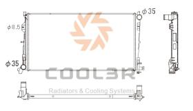 COOL3R 102420086 - RAD. CHRYSLER STRATUS (JA) (95-00) AUT.