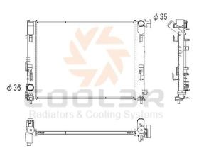 COOL3R 1027B2082 - RAD. NISSAN NAVARA (D22) 2.5TD (11.01)