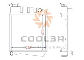 COOL3R 15219202 - RAD. MERCEDES 207 / 307 / 309 (83-88) METALICO