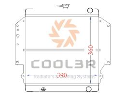 COOL3R 15217134 - RAD. JAGUAR XJ (86-94) AUT. (METALICO)