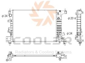 COOL3R 1025B1086 - RAD. CHEVROLET / OPEL Antara 2.0 CDTi / Captiva 2.0 VCDi Aut