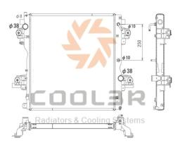 COOL3R 108181082 - RAD. TOYOTA LAND CRUISER 3.0 D-4D (FJ150) 09-24