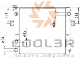 COOL3R 1412922 - RAD. FORKLIFT Komatsu