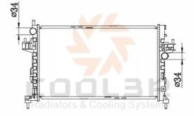 COOL3R 1442068 - RAD. OPEL FRONTERA A 2.0 (92-)