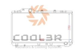 COOL3R 15234240 - RAD. TOYOTA AVENSIS (_T22_) 2.0 D-4D (99-03)