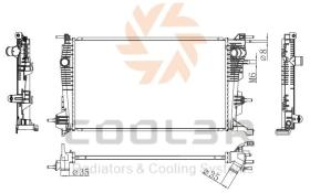 COOL3R 106014084 - RAD. RENAULT MEGANE III 1.5 DCI (08-16)