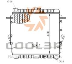 COOL3R 17011064 - RAD. TOYOTA LAND CRUISER 4.2D (HZJ76, HZJ78) (90-) METALICO