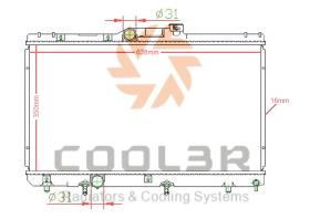 COOL3R 1412091 - RADIADOR NISSAN TERRANO 89-