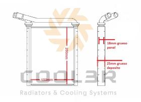 COOL3R 14RA025 - CALEF. SUZUKI JIMNY 1.3 ( 98- )