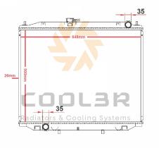 COOL3R 1415208 - RAD. NISSAN TERRANO II 3.0 Di