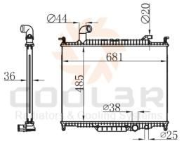 COOL3R 104332083 - RADIADOR LAND ROVER RANGE ROVER