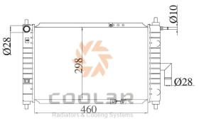 COOL3R 102902083 - RAD. DACIA DUSTER 1.5 DCI ( 17-24 ).